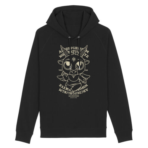 Sweat à capuche sider Baby Baphomet OSAPIK Crème sur Noir